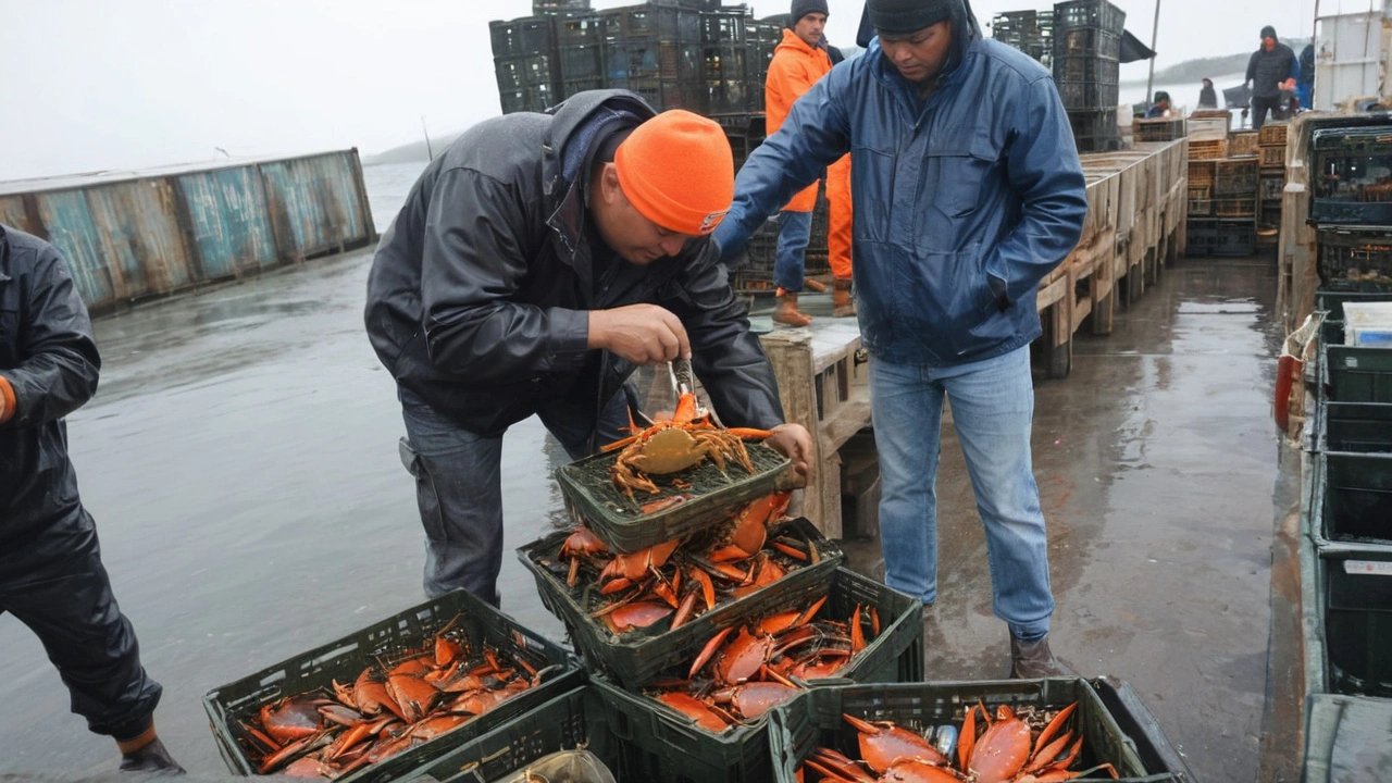 El Mal Tiempo Obstaculiza la Pesca del Cangrejo Centolla en Alta Mar: Perspectivas Positivas para el Futuro