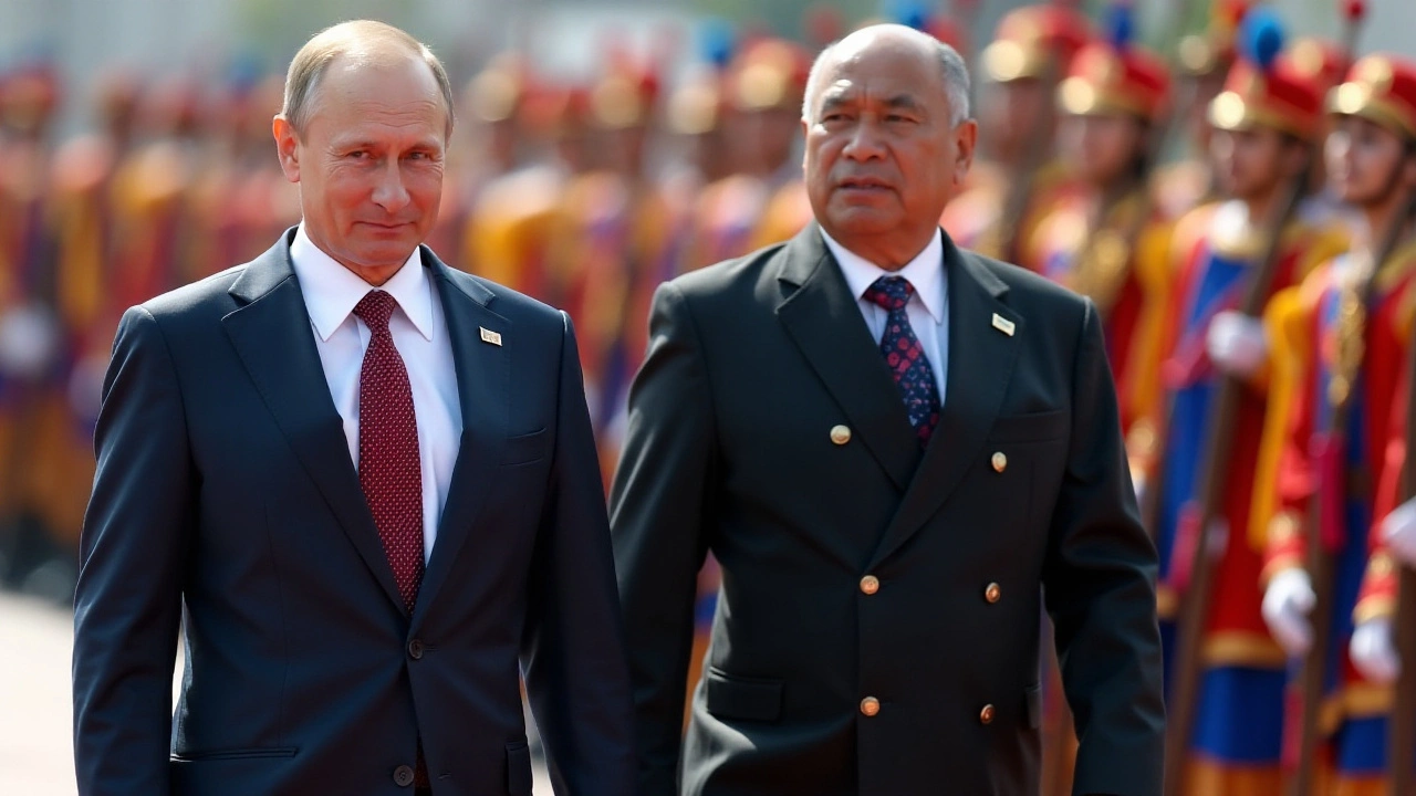 Vladimir Putin recibido con honores en Mongolia a pesar de orden de arresto de la CPI