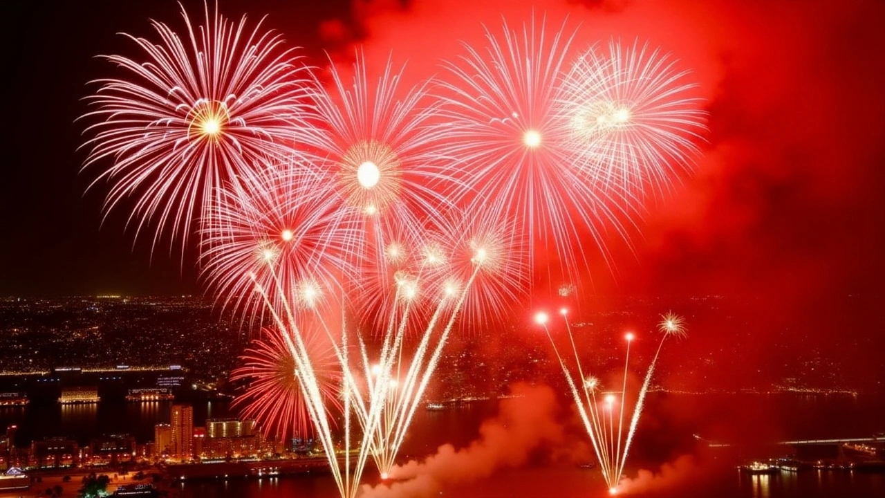 Celebración de Año Nuevo 2025 en TVN con Fuegos Artificiales y Espectáculos en Vivo