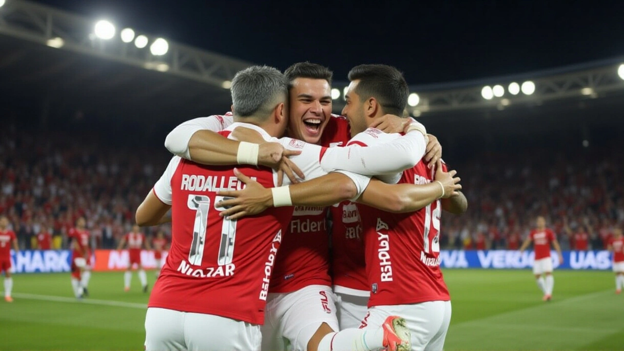 Tolima vence a Santa Fe 2-1 con un hombre menos en El Campín y lidera el Grupo B de la Liga BetPlay 2025-II